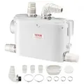 Produktbild: VEVOR Abwasser Hebeanlage 500W Fäkalienhebeanlage 8m Förderhöhe Abwasserpumpe 6600L/h Haushaltspumpe 2900U/min Schmutzwasserpumpe Eingebautes Rück