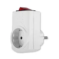 Produktbild: REV Steckdosenadapter, Steckdose schaltbar, Übergangsstecker, schaltbare Steckdose max.3500W, weiß