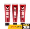 Produktbild: Brisk Grooming Barber Hair Styling Cream Natural Hold No Greasy 100ml 3er Pack