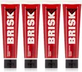 Produktbild: BRISK for men Frisiercreme Super Styling-Creme Haarcreme Haargel 4x 100ml Tuben