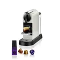 Produktbild: Nespresso De'Longhi EN167.W Citiz Kaffeekapselmaschine, Hochdruckpumpe und ideale Wärmeregelung ohne Aeroccino (Milchaufschäumer), Energiesparfunktion,1260W,37.4 x 11.9 x 25.5 cm, Creme-weiß