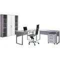 Produktbild: Büro Office Edition Set 3 Grau/Weiß