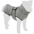 Produktbild: Flamingo Hundemantel Wintermantel Iglu grau grau Rückenlänge: 40 cm Halsumfang: 48 cm / Brustumfang: 50-56 cm