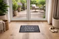 Produktbild: Fußmatte Schmutzfangmatte Türmatte Fußabtreter Motiv Home Sweet Home 50 x 75 cm