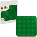 Produktbild: LEGO DUPLO Bauplatte in Grün, Bauspielzeug für Kleinkinder ab 18 Monaten, zum Ausstellen von Modellen, lässt Vorschulkinder kreativ bauen und fa... - Bunt