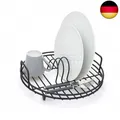 Produktbild: simplywire – Runder Abtropfkorb – Rundspülbecken-Trockengestell – Schwarzer kuns