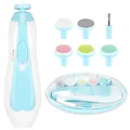 Produktbild: Baby-Nagelknipser-Set mit Licht – sichere elektrische Nagelknipser-Set für Ne...