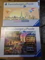 Produktbild: 2 Puzzle von Ravensburger + Panorama Paris im Morgenrot  je 1000 Teile