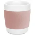 Produktbild: KAHLA Becher touch! henkelloser Becher mit Samt-Banderole, 1-tlg., Porzellan, Made in Germany rosa 280 ml | Ø 8.0 cm x 8.7 cm