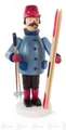 Produktbild: Dregeno Erzgebirge Räuchermännchen Räuchermann mit Skier Höhe = 23cm NEU