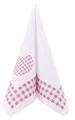 Produktbild: APARTina Tissue Serviette 100 Servietten kariert 33x33 cm Tissue - Landhaus Design, Hüttengaudi, Tisch Deko 3-lagige Papierservietten Rosa Herz Landhausstil (Altrosa)
