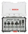 Produktbild: Bosch Zubehör Rand- und Kantenfräser-Set - 8 mm, 6-teilig - 2607017469 (6 Teile)