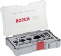 Produktbild: Bosch Accessories Rand- und Kantenfräser-Set, 8-mm-Schaft, 6-teilig 2607017469