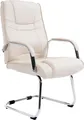 Produktbild: CLP Besucherstuhl Attila mit Metallgestell,creme
