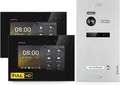 Produktbild: HD Video Türsprechanlage für 1 Familienhaus, 2x Monitore, Balter EVO HD Schwarz
