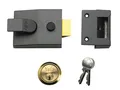 Produktbild: Yale Locks P89 Deadlock Nightlatch 60mm Dornmaß Dmg Finish Satin Chrom Zylinder