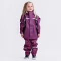 Produktbild: BMS Regen- und Matschjacke BMS Regenjacke für Kinder 100% wasserdicht mit Kapuze lila 92