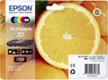 Produktbild: Epson Druckerpatrone T3337, 33 Original Kombi-Pack Schwarz, Photo Schwarz, Cyan, Magenta, Gelb C13T33374511