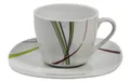 Produktbild: van Well Tasse Kaffeetasse 20cl mit Untertasse 14,5cm Fashion, Porzellan