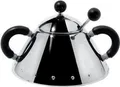 Produktbild: Alessi 9097 B Zuckerdose Schwarz - Edelstahl Edelstahl (9097 B)
