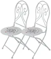 Produktbild: Garden Pleasure Gartenstuhl Bayo (Set, 2 St), 2er Set, Stahl/Textil, stapelbar