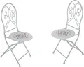Produktbild: Garden Pleasure Gartenstühle BAYO weiß, 2 St.