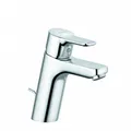Produktbild: Kludi PURE&EASY Waschtisch-Einhandmischer 100 mit Metall-Ablaufgarnitur chrom