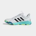 Produktbild: Damen/Herren Handballschuhe - Court Flight weiß/gelb/blau