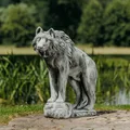 Produktbild: Wolf Wölfe Rudel Steinfigur H.82 cm 95 x 30 cm Grau 125 kg Beton frostsicher