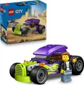 Produktbild: LEGO City Hot Rod - Rennwagen Modellauto Spielzeug mit Fahrer Minifigur, aufklappbarem Dach - Set für Feinmotorik - Geburtstagsgeschenk für Jungen ab 5 Jahren - 60485