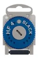 Produktbild: HF-4 Black Cerumenfilter für Hörgeräte (Blau - Linke Seite)