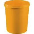 Produktbild: HAN Papierkorb Grip mit Griffmulden 18 Liter gelb Packung mit 15 Stück