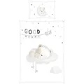 Produktbild: Babybettwäsche, Grau, Weiß, Textil, 100x135 cm, atmungsaktiv, Schlafen, Babybett-Ausstattung, Babybettwäsche