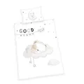 Produktbild: Herding Kleinkinder-Bettwäsche-Set, Sleeping Little Bear Wendemotiv, Bettbezug 100x135cm, Kopfkissenbezug 40x60cm, Baumwolle/Renforcé