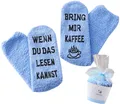 Produktbild: Lucadeau Kuschelsocken mit Spruch 