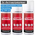 Produktbild: Aktivator Spray für Sekundenkleber Superkleber Superglue, 3*200ml Aktivatorspray