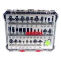 Produktbild: Bosch Mixed Fräser Set 8 mm 30 tlg. + Koffer ( 2607017475 ) für Oberfräsen