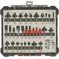 Produktbild: Bosch Fräser-Set 30-teilig 8mm Schaft 2607017475 Nutfräser Bündigfräser etc.