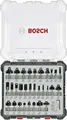 Produktbild: Bosch Professional Fräser Set Holz 30-teilig Oberfräse 8 mm Schaft Zubehör