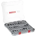 Produktbild: Bosch  30-teiliges Fräser-Set, 8-mm-Schaft. Für Handfräsen, 2607017475