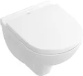 Produktbild: Villeroy & Boch Wand-WC Compact O.NOVO tief, 360 x 490 mm, spülrandlos, DirectFlush weiß, ohne WC-Sitz