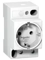 Produktbild: Schneider Electric Acti9 ipc modular din power socket 16 a 2p + e 250 v ac vde