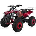 Produktbild: Elektro-Kinderquad S-10, Pocket-Quad mit 1000 Watt, Federung, Scheiben-/Trommelbremsen, bis 20 km/h (Metallic/Rot)