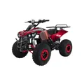 Produktbild: Actionbikes Motors Elektro-Kinderquad S-10, Pocket-Quad mit 1000 Watt, Federung, Scheiben-/Trommelbremsen, bis 20 km/h (Metallic/Rot)