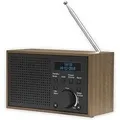 Produktbild: Digitalradio Dab+ und fm. Denver DAB-46 Dunkelgrau. Uhr, Wecker und Alarm. Funktioniert sowohl mit Batterie als auch mit Strom. Audio-Ausgang 2W.