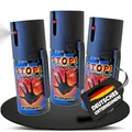 Produktbild: 3 Dosen Wilhelm Pfefferspray Tierabwehr Selbstverteidigung CS Gas KO Spray hochdosiert (ca. 2 Mio. Scoville) effektives Verteidigungsspray (Jet Training, 40 ml)