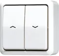 Produktbild: Jalousie-Wippschalter 10 AX 250 V ~, alpinweiß, Serie AP 600, Jung 609VAWW