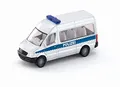 Produktbild: siku 0804, Polizeibus, Metall/Kunststoff, Silber, Anhängerkupplung, Spielzeugauto für Kinder
