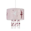 Produktbild: Hängelampe mädchen Kinderpendelleuchte Ballerina Deckenlampe Rosa Deckenleuchte