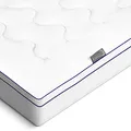 Produktbild: Beautissu Matratzentopper 100x200 cm mit integriertem Spannbezug – Matratzen Topper 100x200cm Boxspringbett & Matratzen bis 40 cm Höhe – Matratzenauflage 3 dick Matratzenschoner rutschfest – MT Base